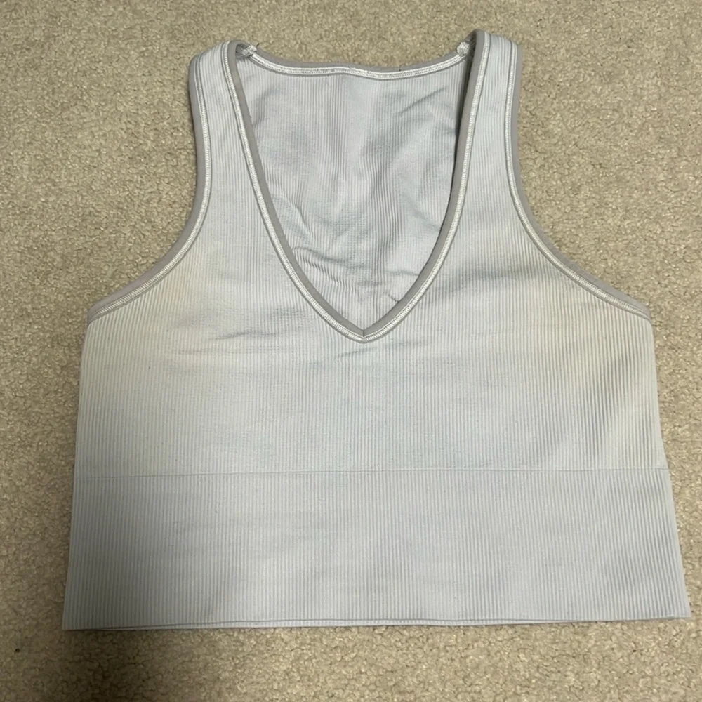 ATHLETA Aurora Cropped Ribbed Tank - Picture 1 of 2